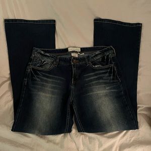 maurices mollie flare jeans boot cut brand new dark wash